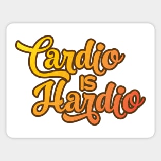 Cardio is Hardio Sticker